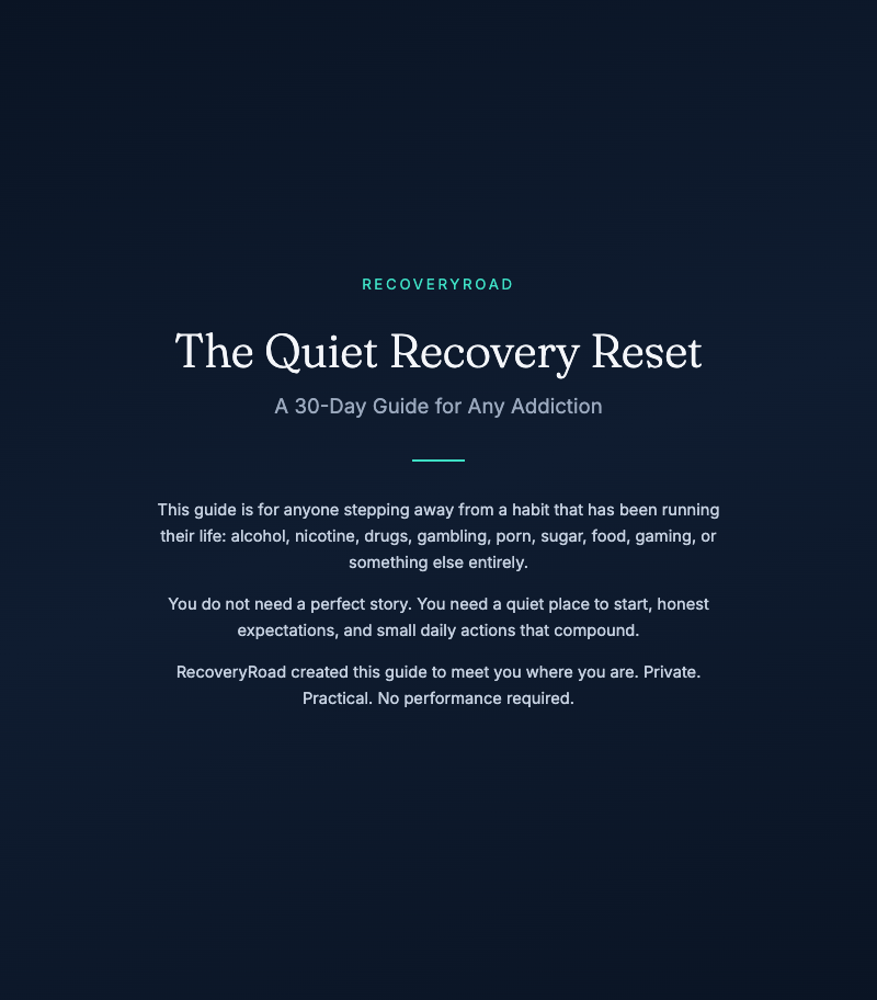 Cover of The Quiet Recovery Reset guide